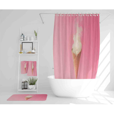 Nenney Polyester Shower Curtain Set