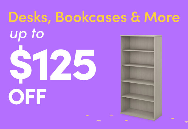 Desks, Bookcases & More on Sale