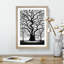 Monochrome Tree Art No.2 - Wall Art-1107781896-1107781899