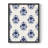 Indigo Bloom Pattern II Framed Print - Solid Wood-980129479-980129476