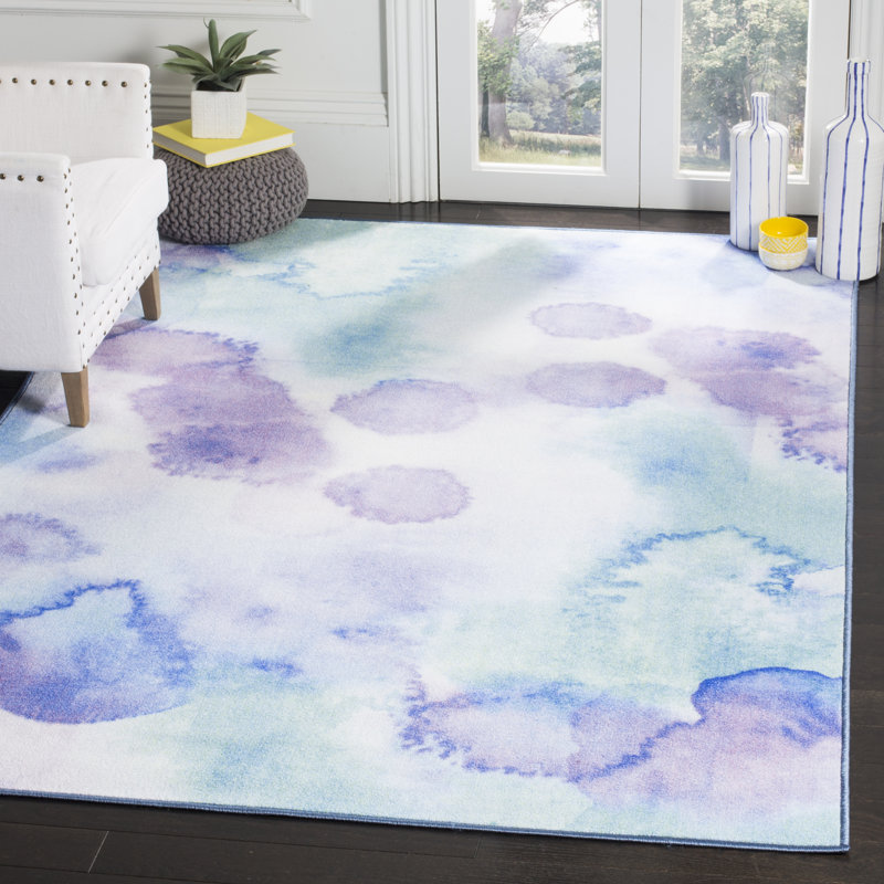 Darius Performance Machine Washable Abstract Rug, Rectangle 5'5" x 7'6"