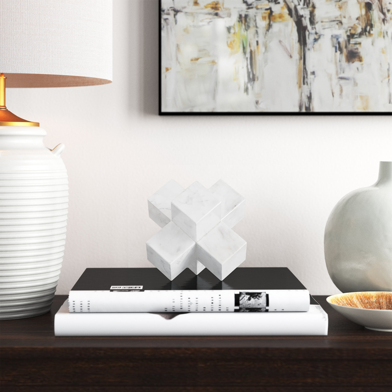 Crellen Sculpture, White