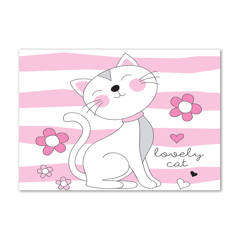 White Cat - Wrapped Canvas Print