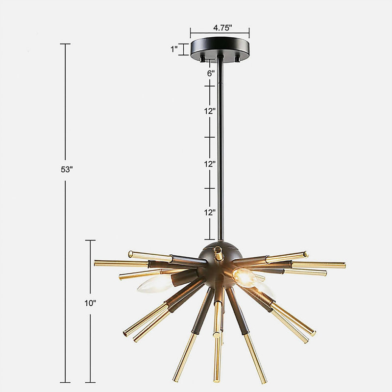 Luminaire suspendu à trois lumières Spire