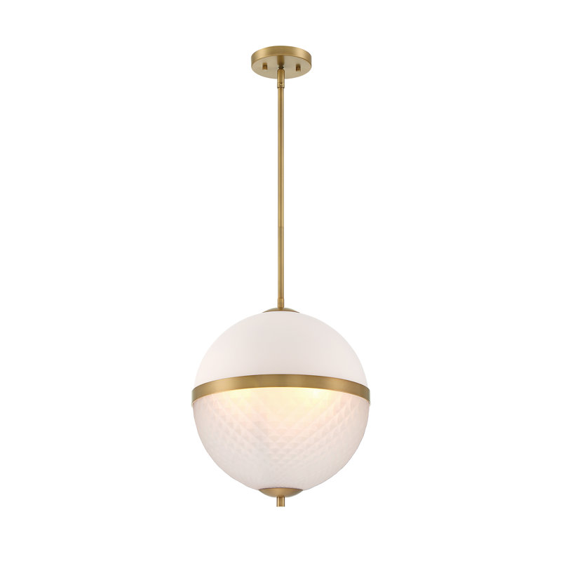 Bobbilynn 3 - Light Geometric Pendant, Old Satin Brass