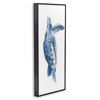 «Blue Turtle», estampe numérique par Kamdon Kreations