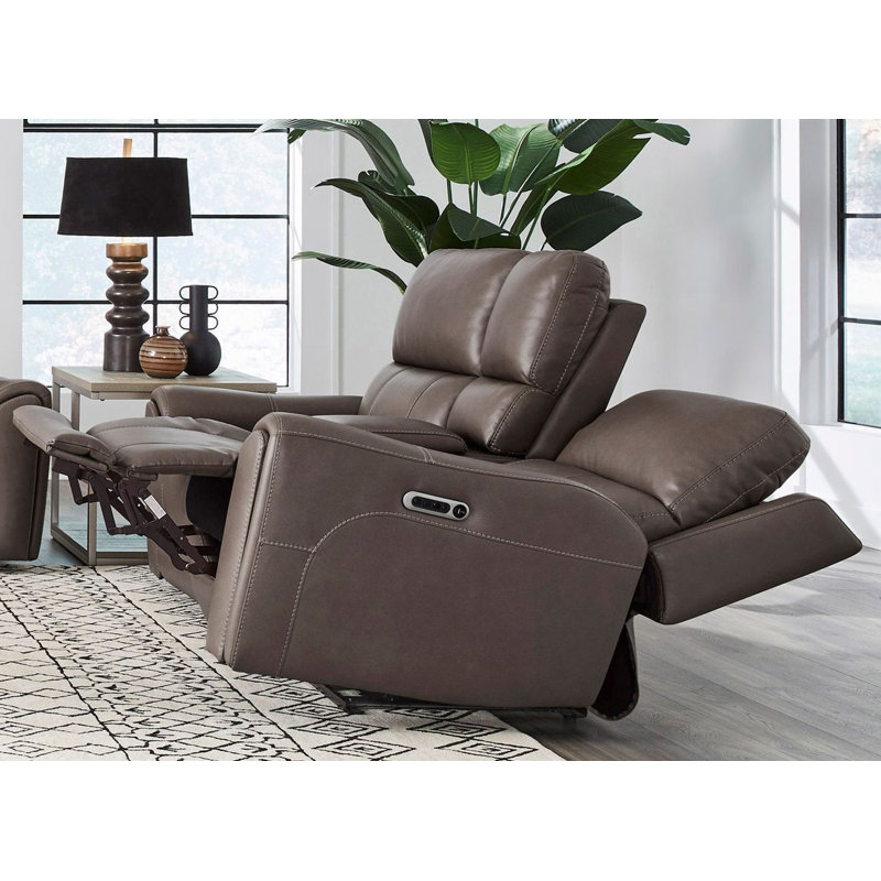 Causeuse inclinable électrique Alberta P3, Bette noisette