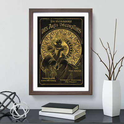Decorative Gold by Alphonse Mucha - Picture Frame Painting