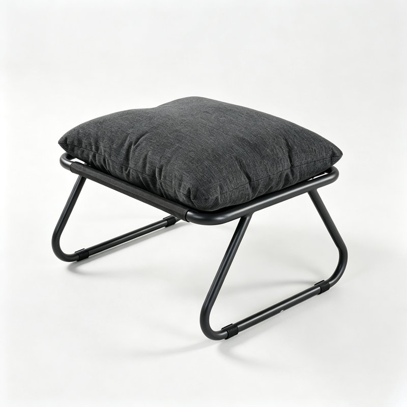 Ensemble de conversation intérieur et extérieur 4 pièces Olilawn, Gris anthracite