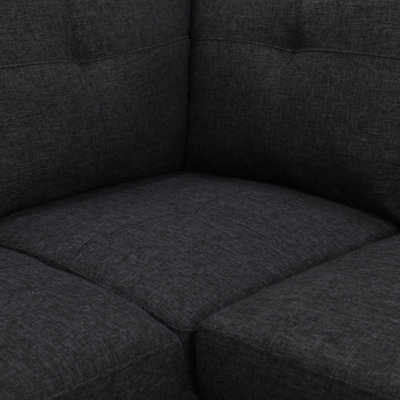 Sectional Sofa with 2 Cup Holder Side Tray
