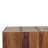 Travertine Top Block Side Table