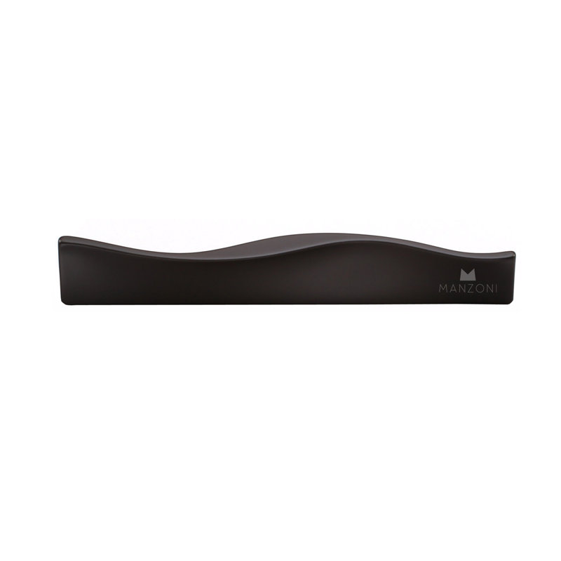 Poignée d'armoire Wave, Noir mat, 6 5/16″