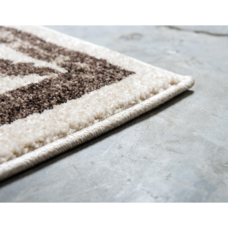Tapis oriental beige / brun Ade, Rectangle 3 pi 3 po x 5 pi 3 po