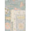Wool Oriental Area Rug in Light Blue/Pink/Moss