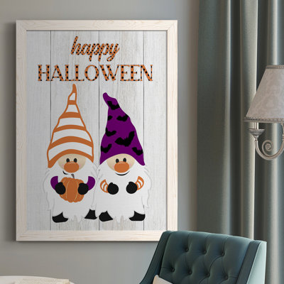 Gnomes d'Halloween Gida - reproduction d'un seul cadre photo sur toile