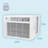 Keystone 18,000/17,700 BTU 230V Window/Wall Air Conditioner with Follow Me LCD Remote Control-124210845