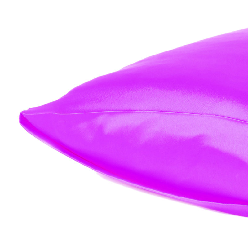 Taies d'oreiller en satin, Standard, Violet Hyacinthe