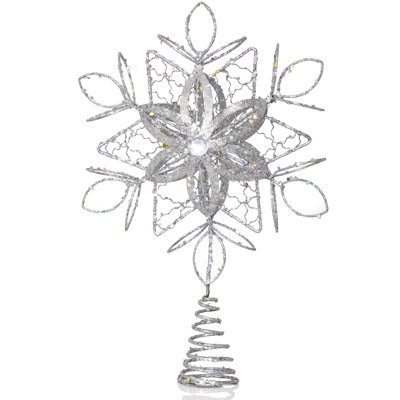 10 " Snowflake Shatterproof Tree Topper