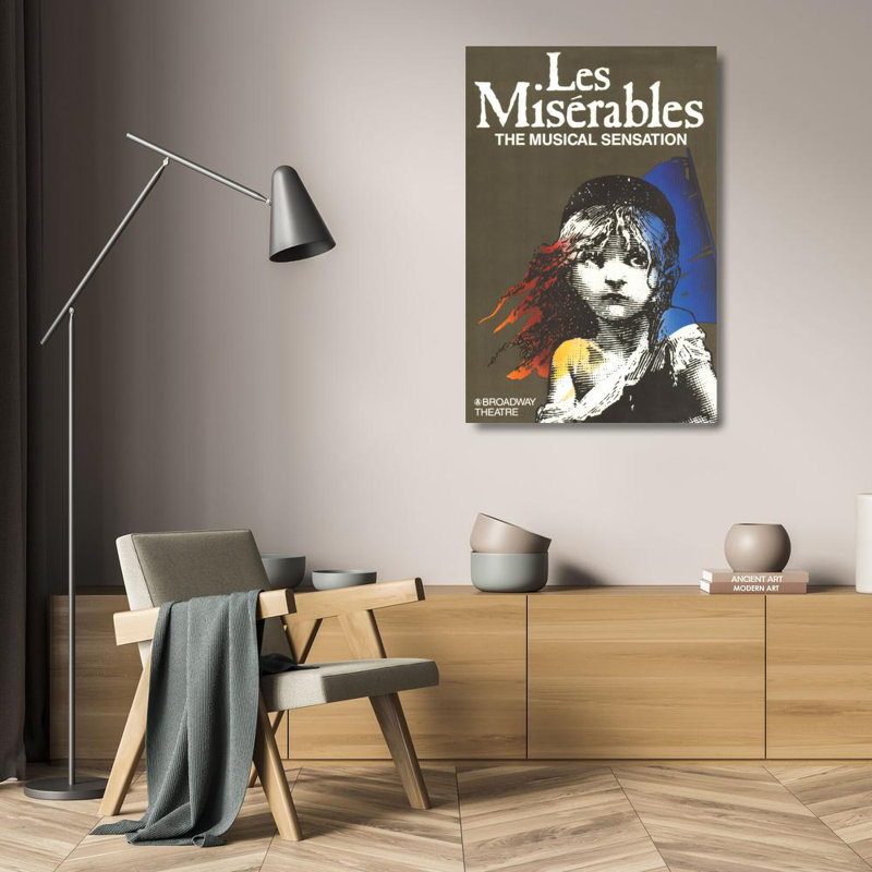 Les Miserables - Broadway, 48" H x 32" W