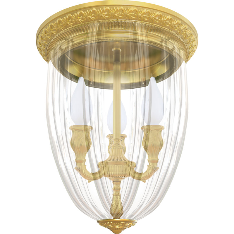 Flory 3 - Light Chandelier, Bright Gold