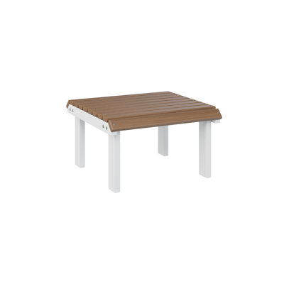 Berlin Gardens Regular Top With White Base Stationary Footstool