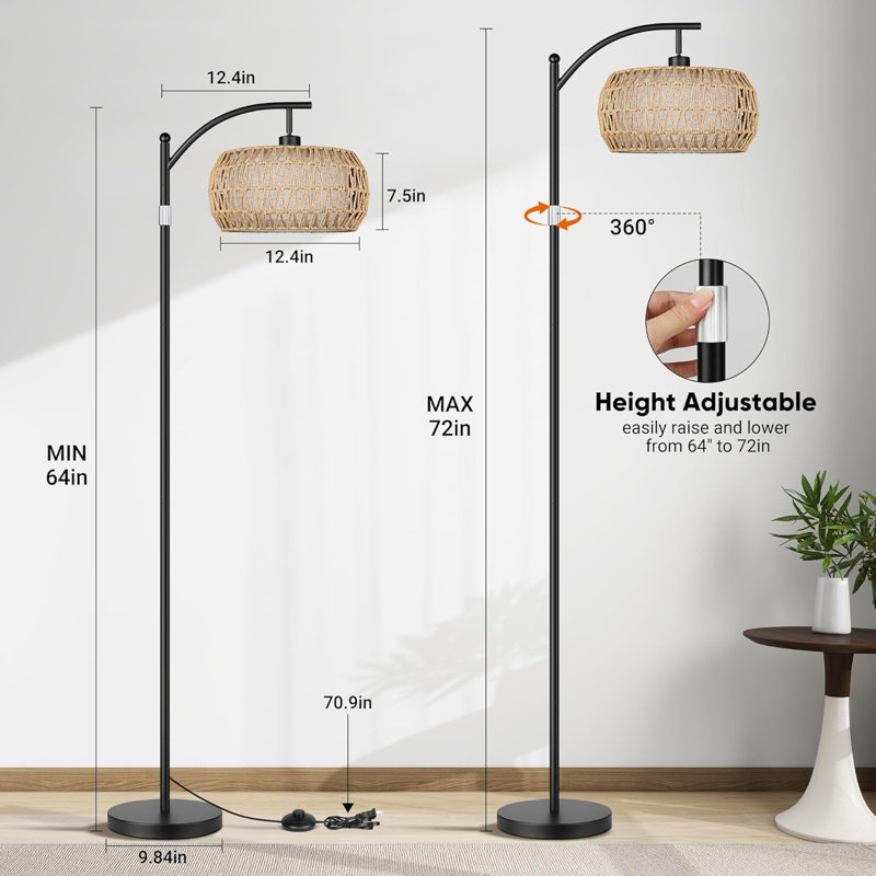 Lampe sur pied Boho