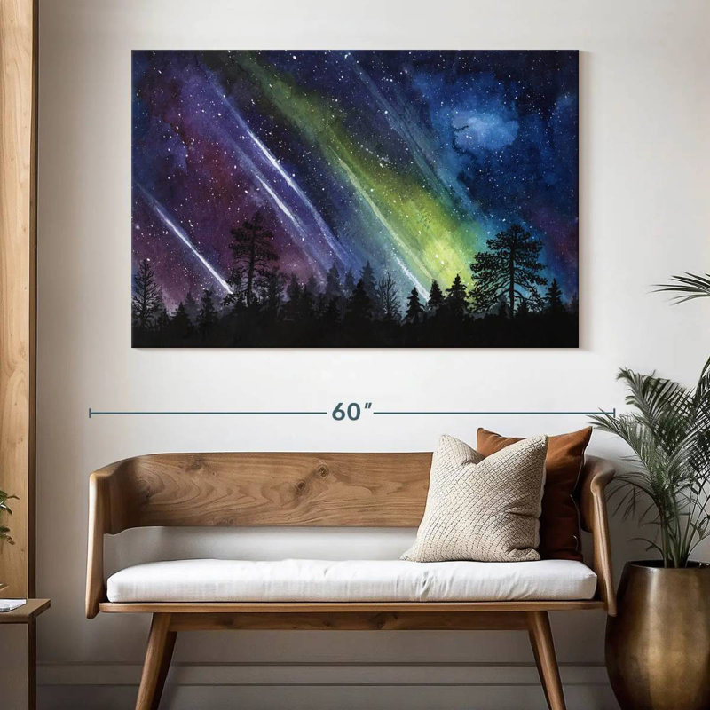 Alvord Starlit Northern Lights, H 34 po x l 51 po