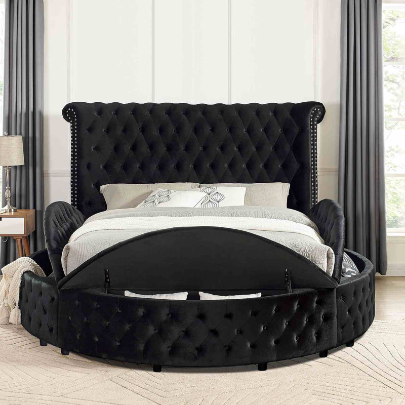 Glam 1pc Bed, King