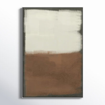 Alabaster Burst 2 - Floater Frame Print on Canvas