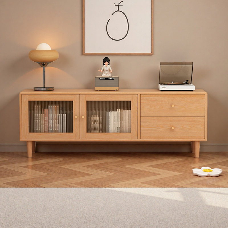 Meuble télé Modern Minimalist, 21.65”H x 59”L x 11.81”W