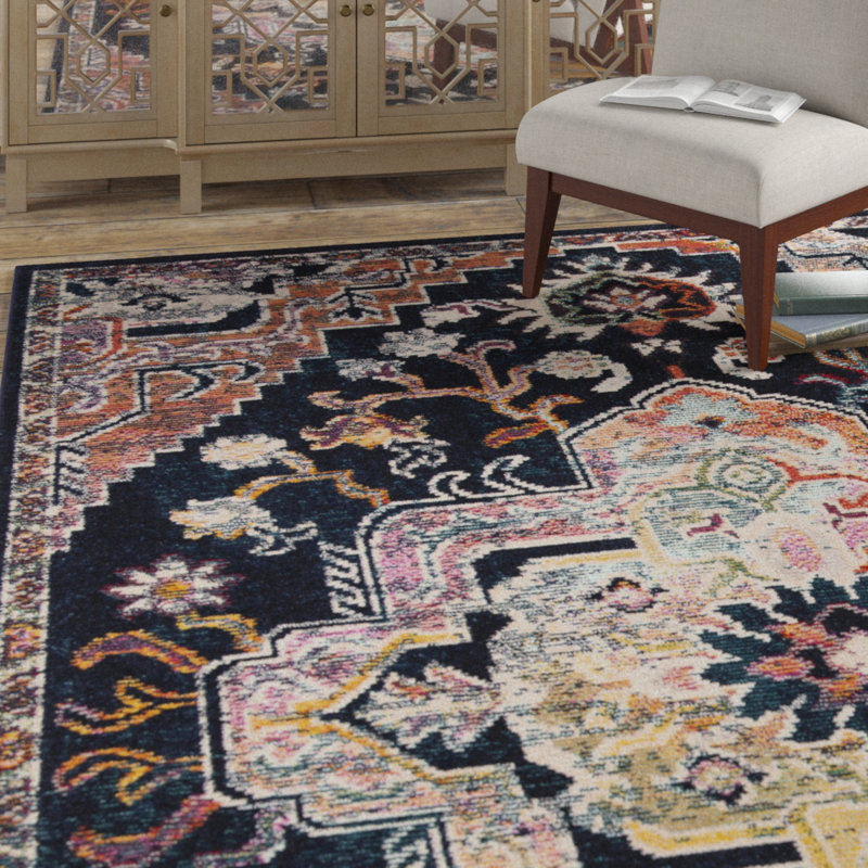 Haneul Performance Oriental Rug, Rectangle 4' x 6'