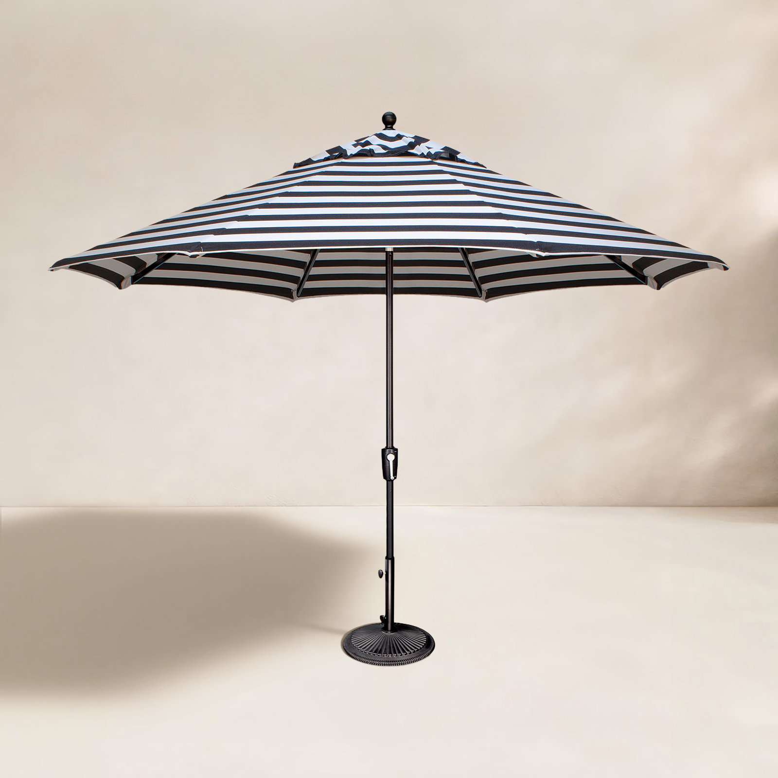 132'' Outdoor Umbrella, Black