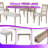 6-Piece Classic Dining Set With Rectangular Table 4 Chairs And Bench-2142272478