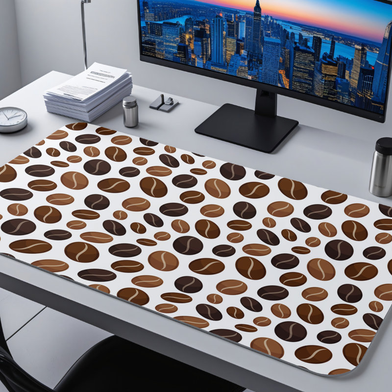 Polyester Desk Pad, 14.4x12.1