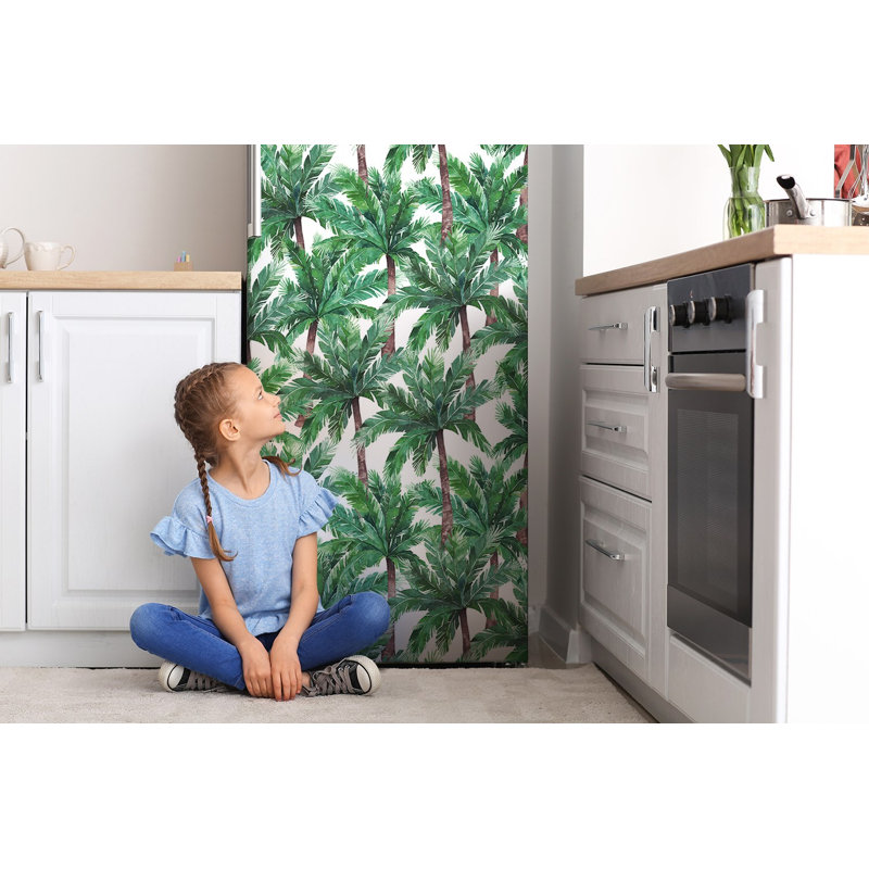 Plants & Flowers Non-Wall Damaging Door Decal