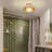 Duley Glass Metal Flush Mount-87614683