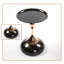 Table d'appoint ronde moderne avec base piédestal
