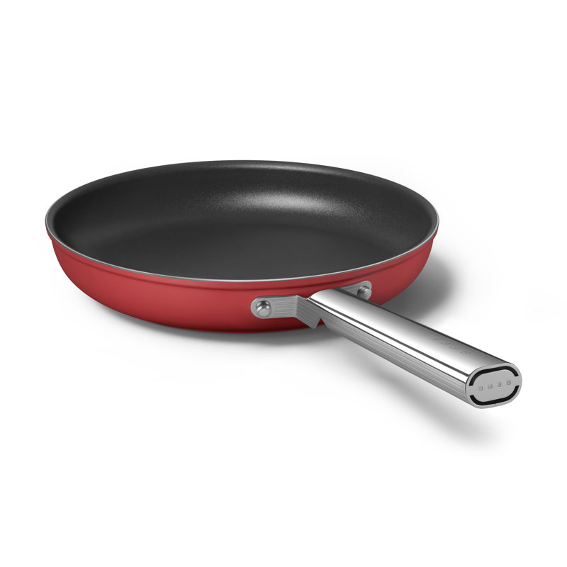 SMEG 10-inch Frying Pan, Rouge, 12"