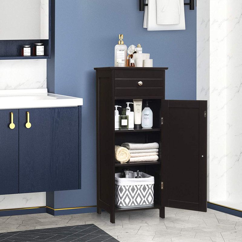 Halstein Bathroom Cabinet, Brown