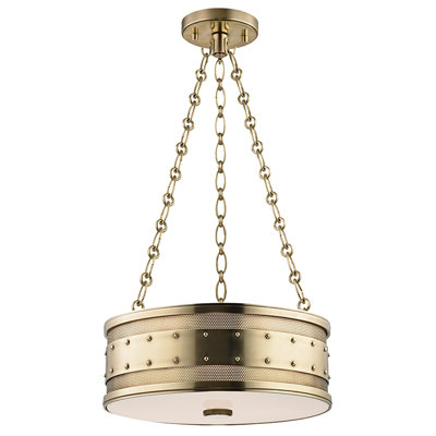 Luminaire suspendu tambour à 3 lumières Gaines