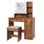 Ensemble coiffeuse avec tabouret et miroir Dasher-1348257647