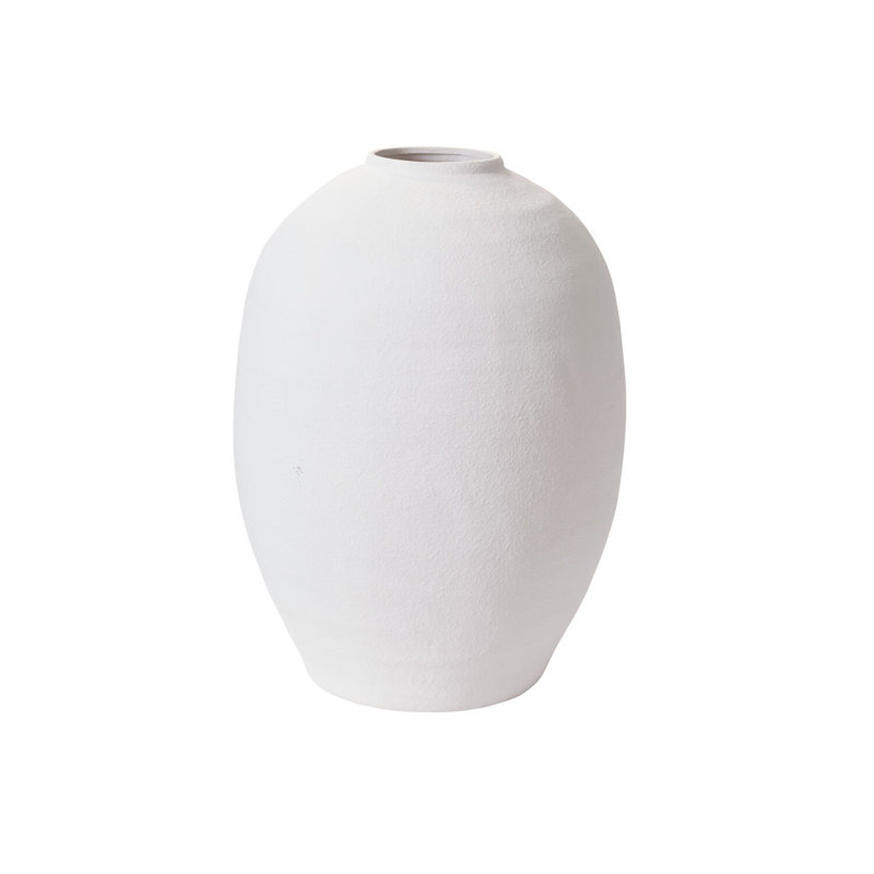 Vase Konos 15,25 po x 21 po, Blanc