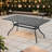Bokoshe Rectangular Outdoor Dining Table Umbrella Hole , 66.75 " W 37.38 " D