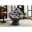 Fauteuil pivotant 360 ° gris foncé - et confortable salon Chenille-1662471418