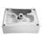 ANZZI Vitruvius Series 16.3 " Vitreous China Rectangular Bathroom Sink and Overflow Hole