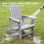 Chaise Adirondack en PEHD avec porte-gobelet-1031887568