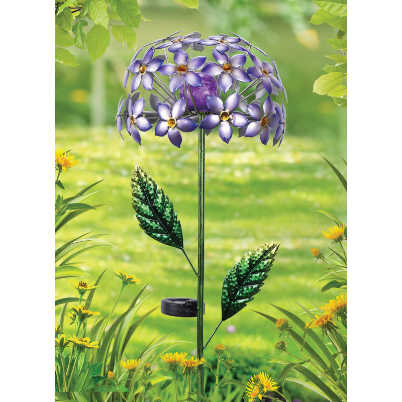 Piquet de jardin solaire Hydrangea
