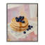 «Blueberry Pancakes» avec sirop, giclée encadrée, design par The Prints Vibe-130758342-130758343
