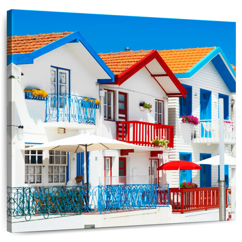 Lilie Costa Nova Houses, 20" H x 20" W