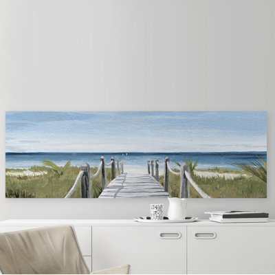 " Beach Walkway " Acrylic Painting